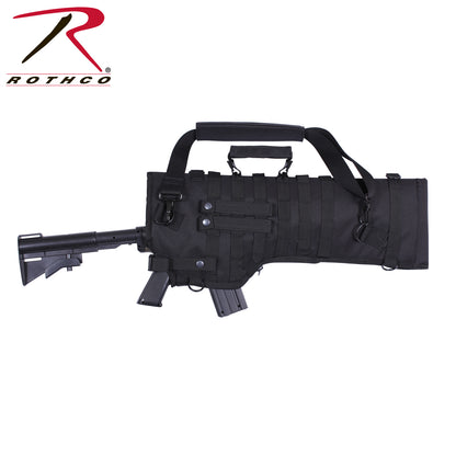 Rothco Tactical MOLLE Rifle Scabbard Black – Durable Padded Rifle Case with MOLLE Webbing and Adjustable Fit