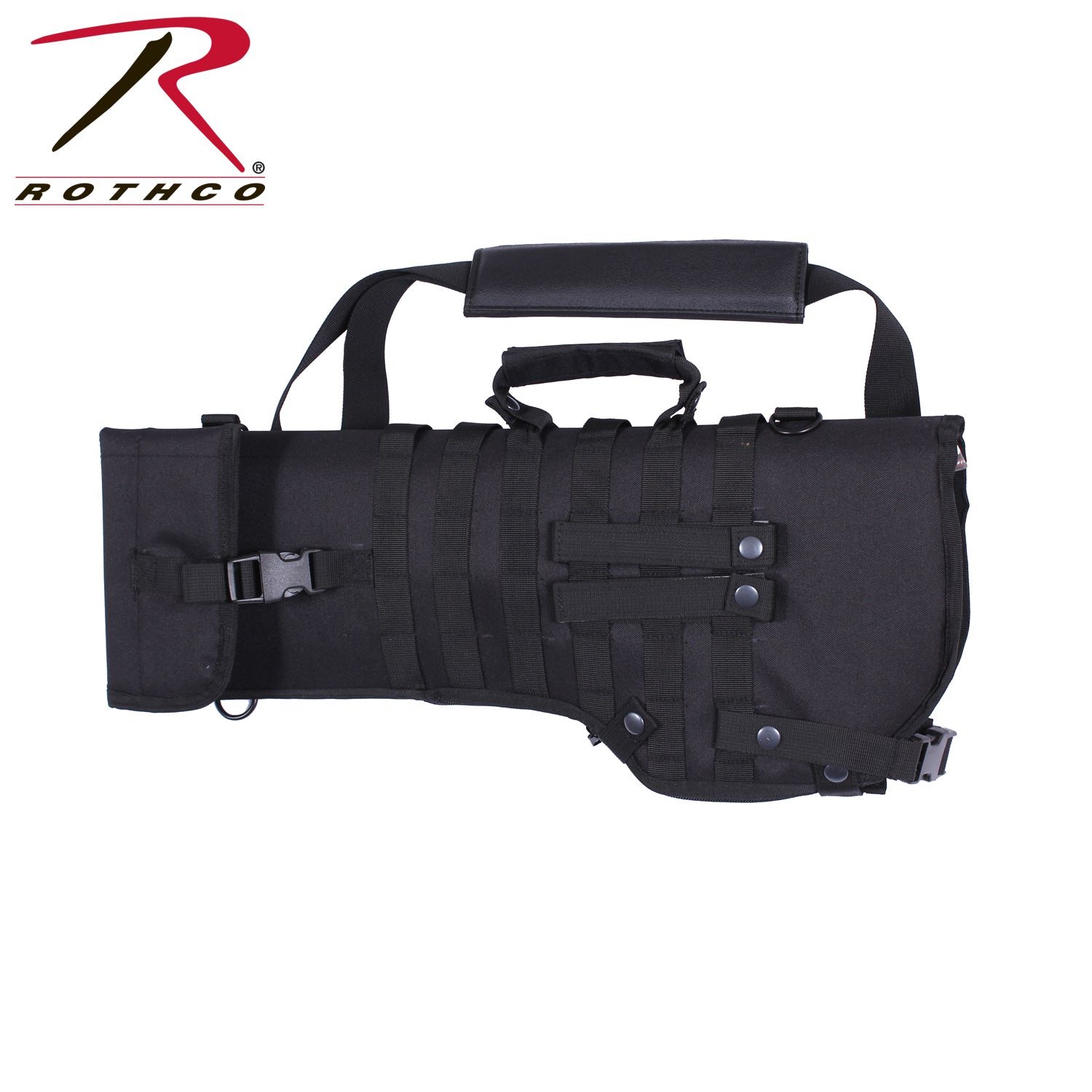 Rothco Tactical MOLLE Rifle Scabbard Black – Durable Padded Rifle Case with MOLLE Webbing and Adjustable Fit
