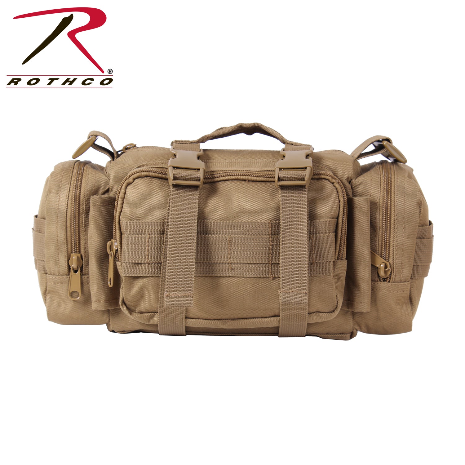 Rothco Tactical Convertipack Coyote Brown with Adjustable Shoulder Strap and MOLLE Webbing