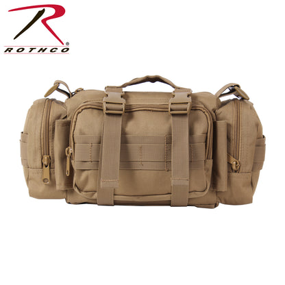 Rothco Tactical Convertipack Coyote Brown with Adjustable Shoulder Strap and MOLLE Webbing
