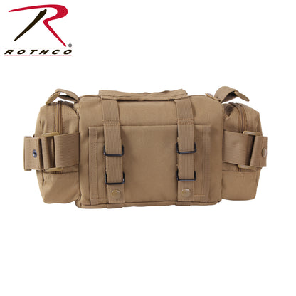 Rothco Tactical Convertipack Coyote Brown with Adjustable Shoulder Strap and MOLLE Webbing