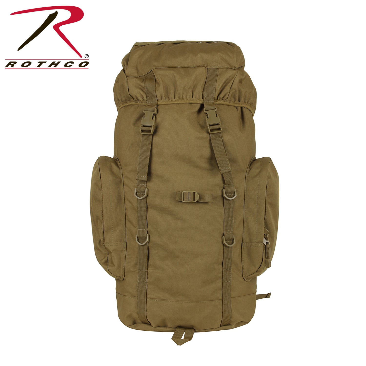 Rothco 45L Tactical Backpack in Coyote Brown – Durable Military-Style Gear Bag