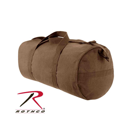 Rothco Canvas Shoulder Duffle Bag Earth Brown, 24 Inches – Heavy-Duty Outdoor Gear & Travel Bag
