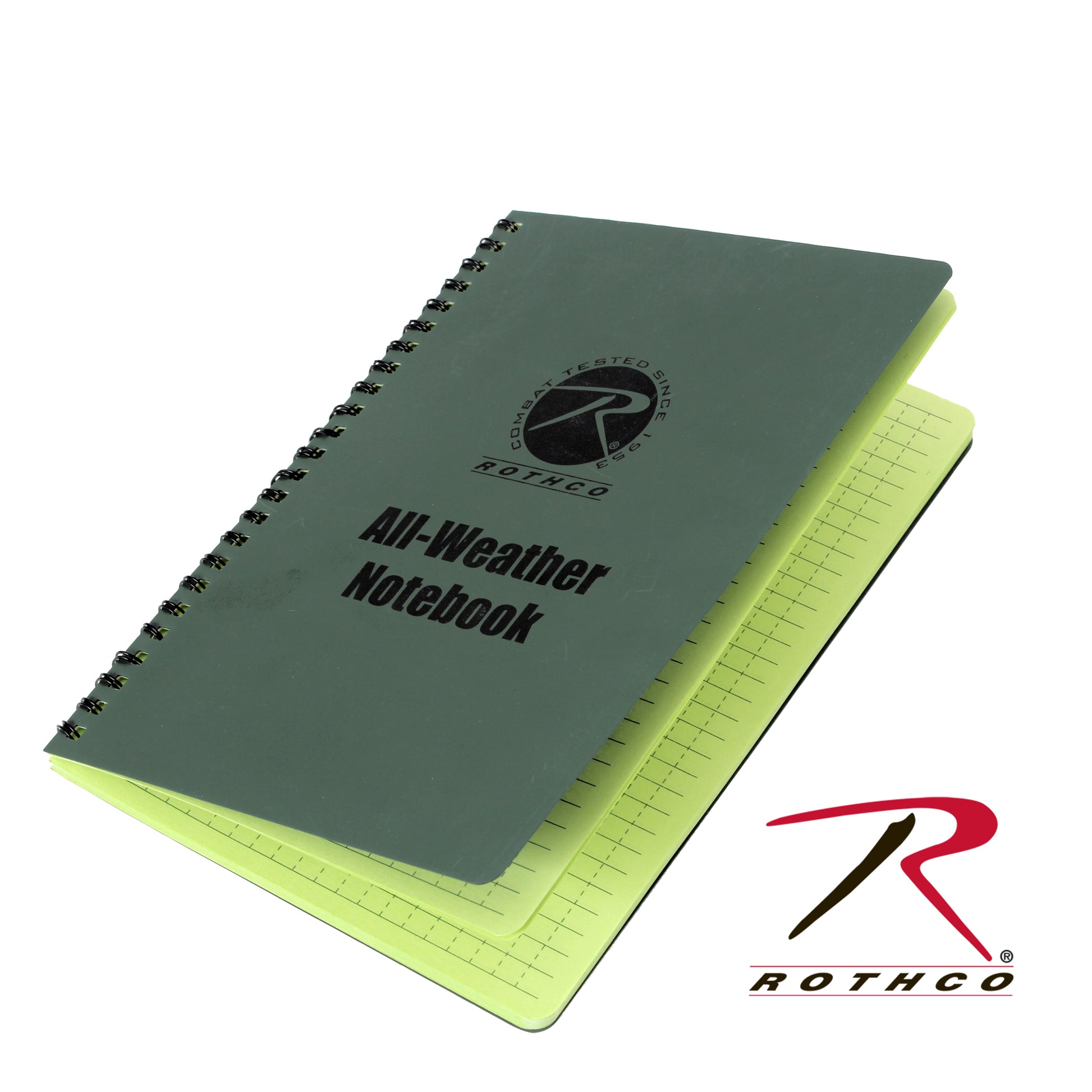 Rothco All-Weather Waterproof Notebook 6 x 8 Inches in Olive Drab