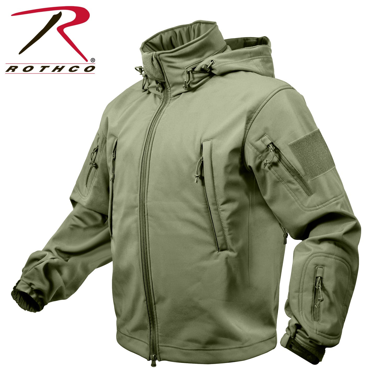 Rothco Special Ops Soft Shell Jacket Olive Drab Size Small – Tactical Waterproof Outerwear