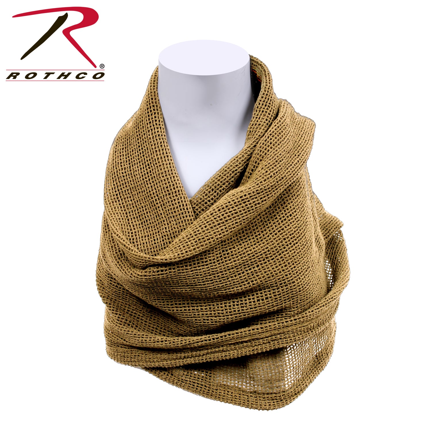 Rothco Sniper Veil in Coyote Brown – Versatile Concealment and Protection for Outdoor Activities