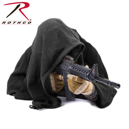 Rothco Sniper Veil Black – Tactical Concealment and Versatile Outdoor Gear