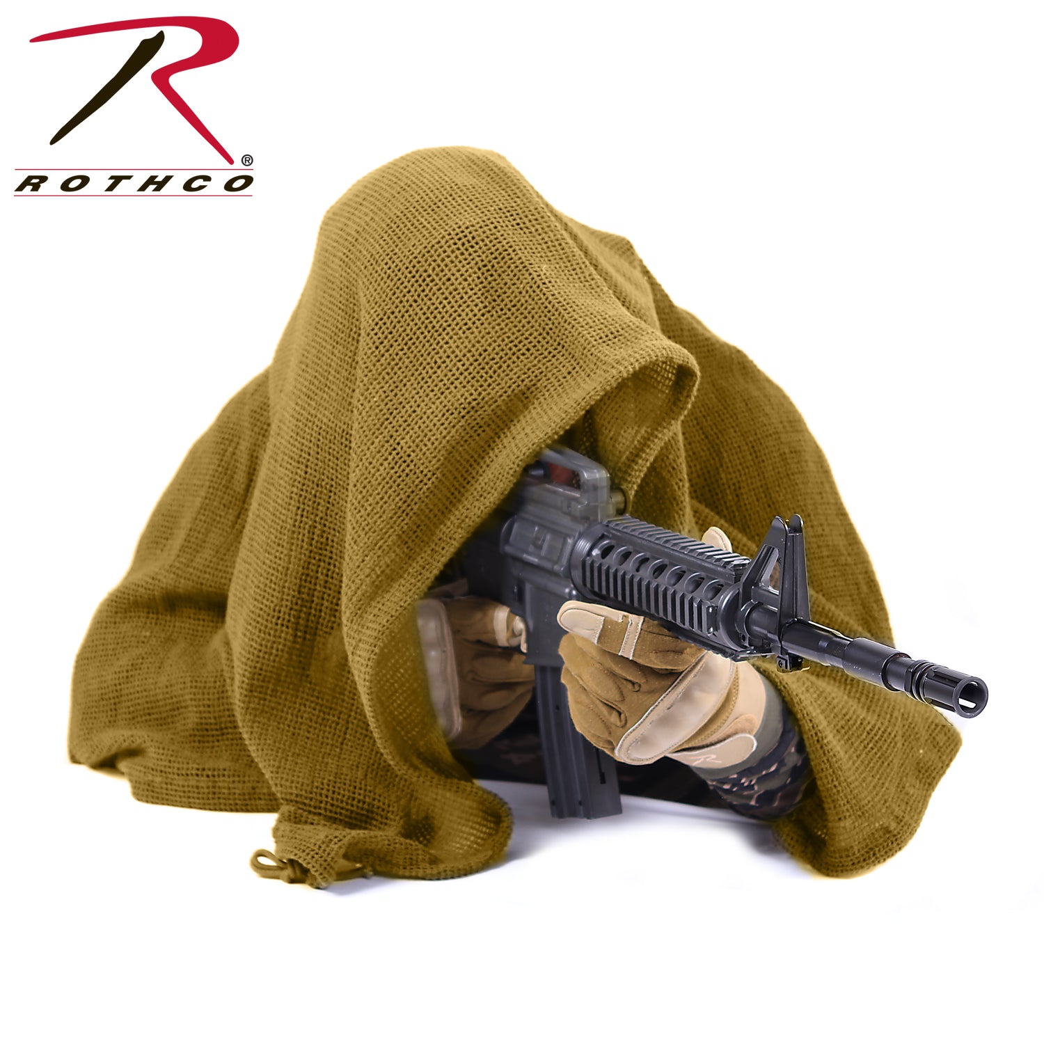 Rothco Sniper Veil in Coyote Brown – Versatile Concealment and Protection for Outdoor Activities