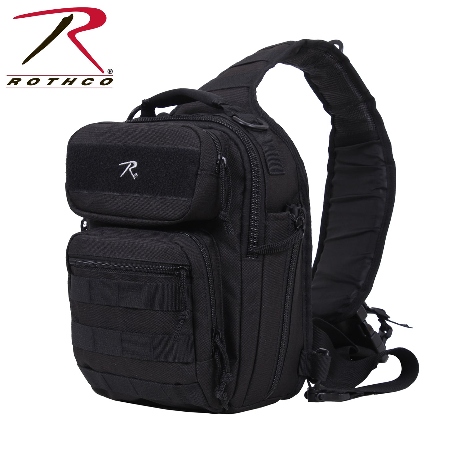 Rothco Compact Tactisling Shoulder Bag Black – Versatile 12-Inch Carry Solution