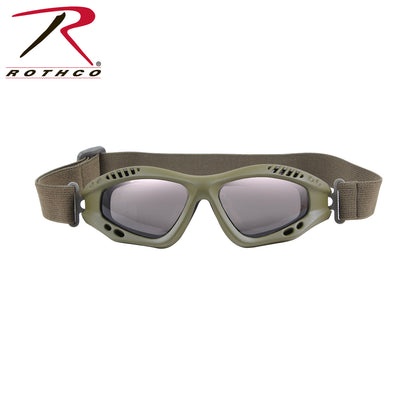 Rothco Ventec Tactical Goggles Olive Drab - Lightweight Military Eye Protection with Polycarbonate Lenses