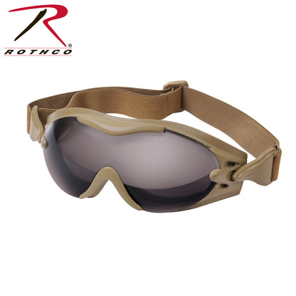 Rothco SWAT Tec Single Lens Tactical Goggle in Coyote Brown - Model 11397