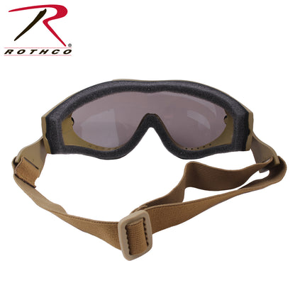 Rothco SWAT Tec Single Lens Tactical Goggle in Coyote Brown - Model 11397