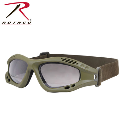 Rothco Ventec Tactical Goggles Olive Drab - Lightweight Military Eye Protection with Polycarbonate Lenses