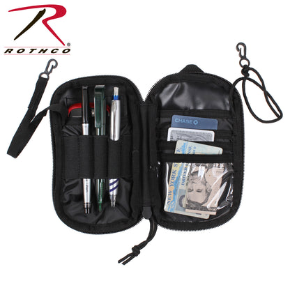 Rothco Tactical MOLLE EDC Wallet and Phone Pouch Black - Versatile Compact Organizer