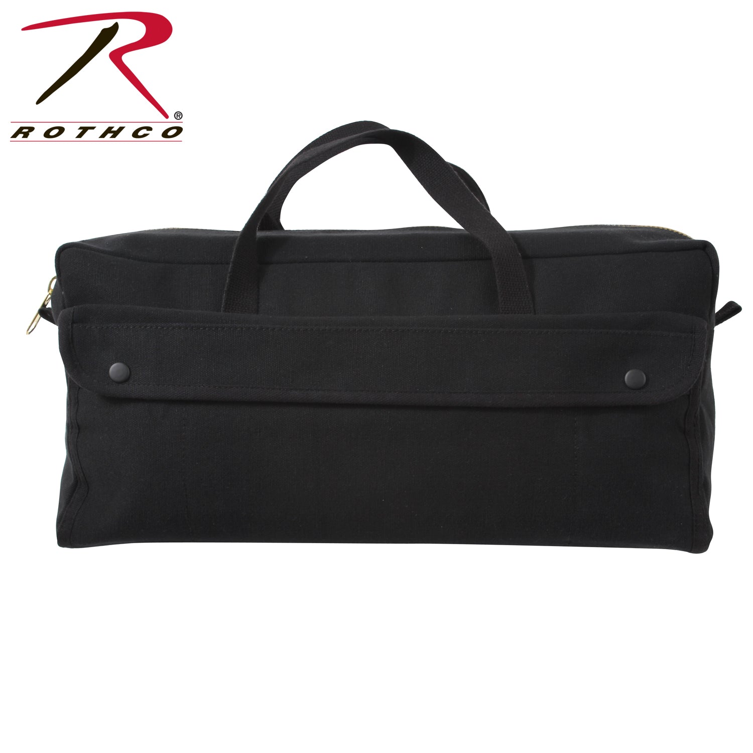 Rothco Canvas Jumbo Tool Bag with Brass Zipper - Black, Part Number 8150