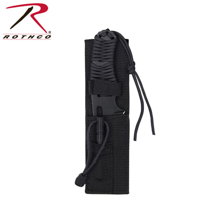 Rothco Large Paracord Knife with Fire Starter - Black, Part Number 36742