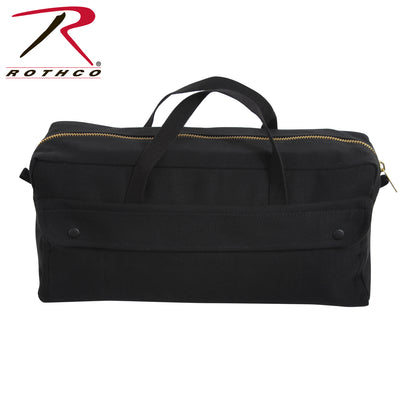 Rothco Canvas Jumbo Tool Bag with Brass Zipper - Black, Part Number 8150