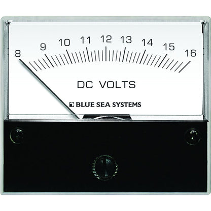 Blue Sea Systems 8003 DC Analog Voltmeter - 2-3/4 Inch Face, 8-16 Volts DC
