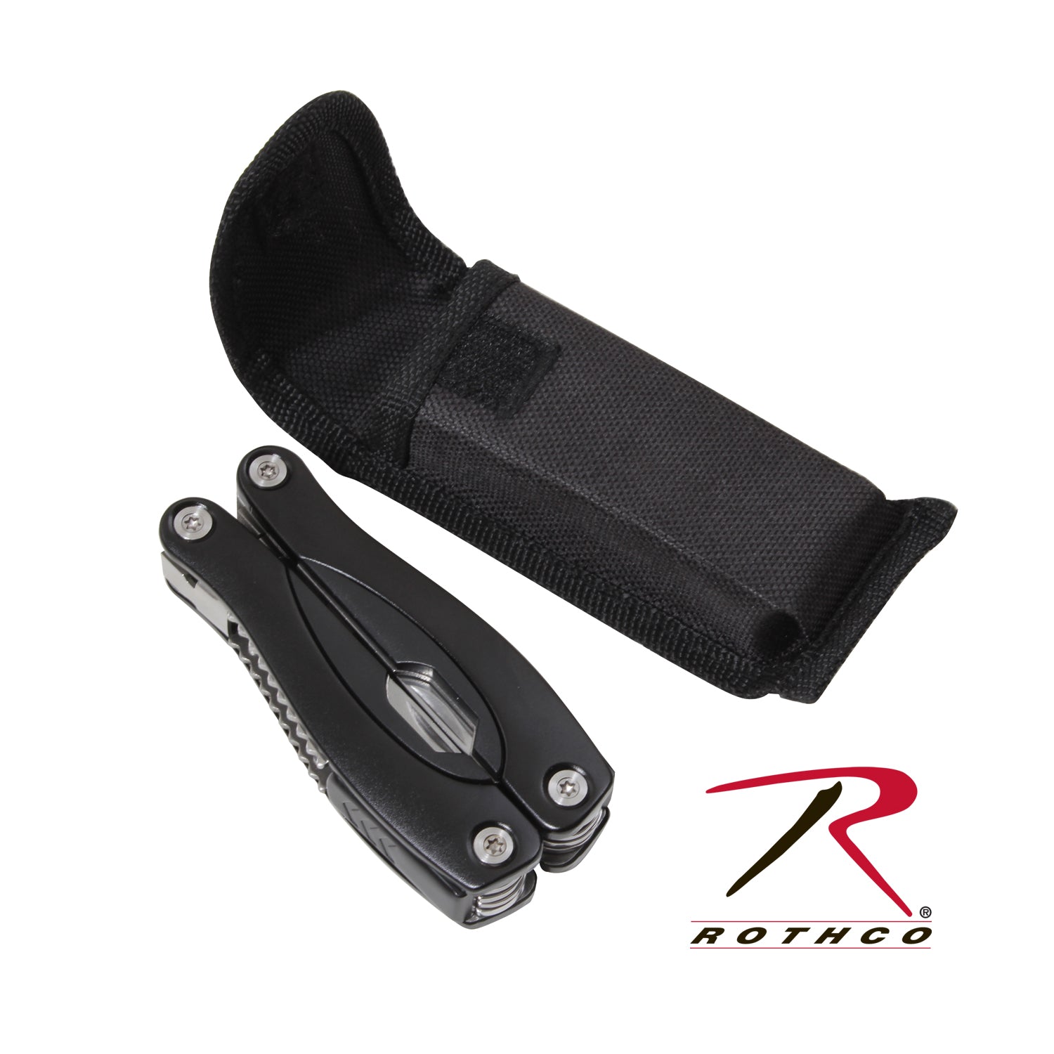 Rothco Multi-Tool Part Number 5255 - Compact 10-in-1 Multi-Tool with Pliers, Saw, Screwdrivers, and Bottle Opener