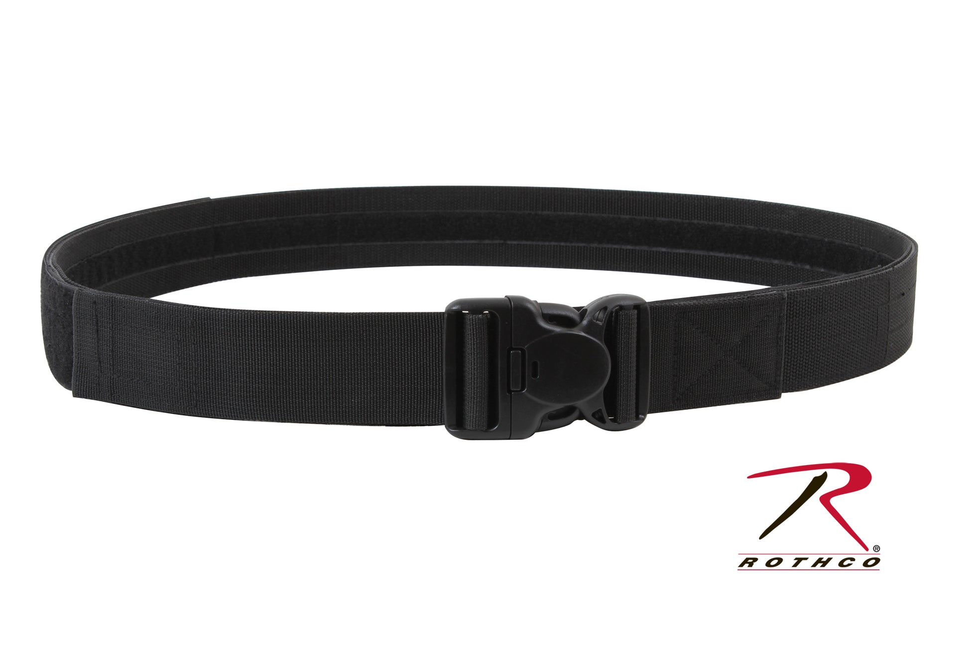 Rothco Triple Retention Tactical Duty Belt Size M / L - Heavy Duty Poly Webbing with Secure Buckle