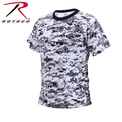 Rothco Digital Camo T-Shirt in City Digital Camo Size 3XL
