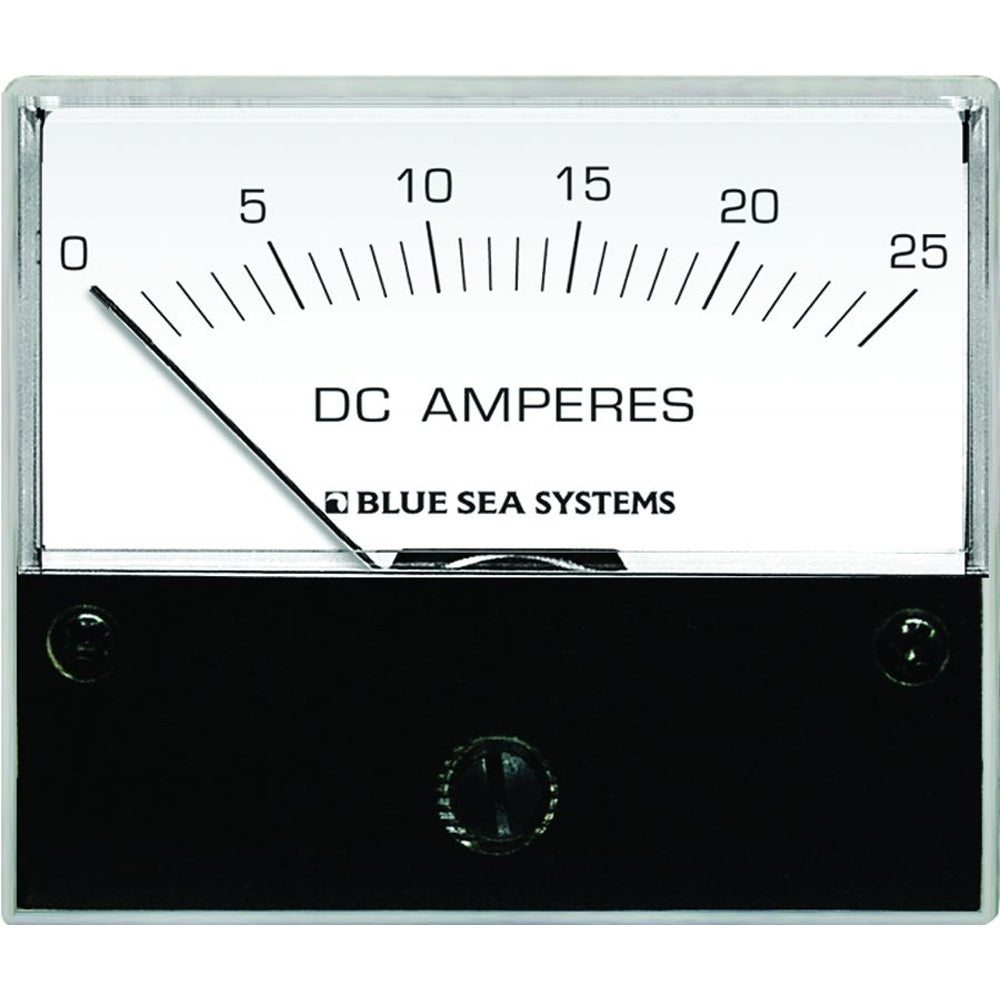 Blue Sea Systems 8005 DC Analog Ammeter - 2-3/4 Inch Face, 0-25 Amperes DC