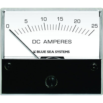 Blue Sea Systems 8005 DC Analog Ammeter - 2-3/4 Inch Face, 0-25 Amperes DC