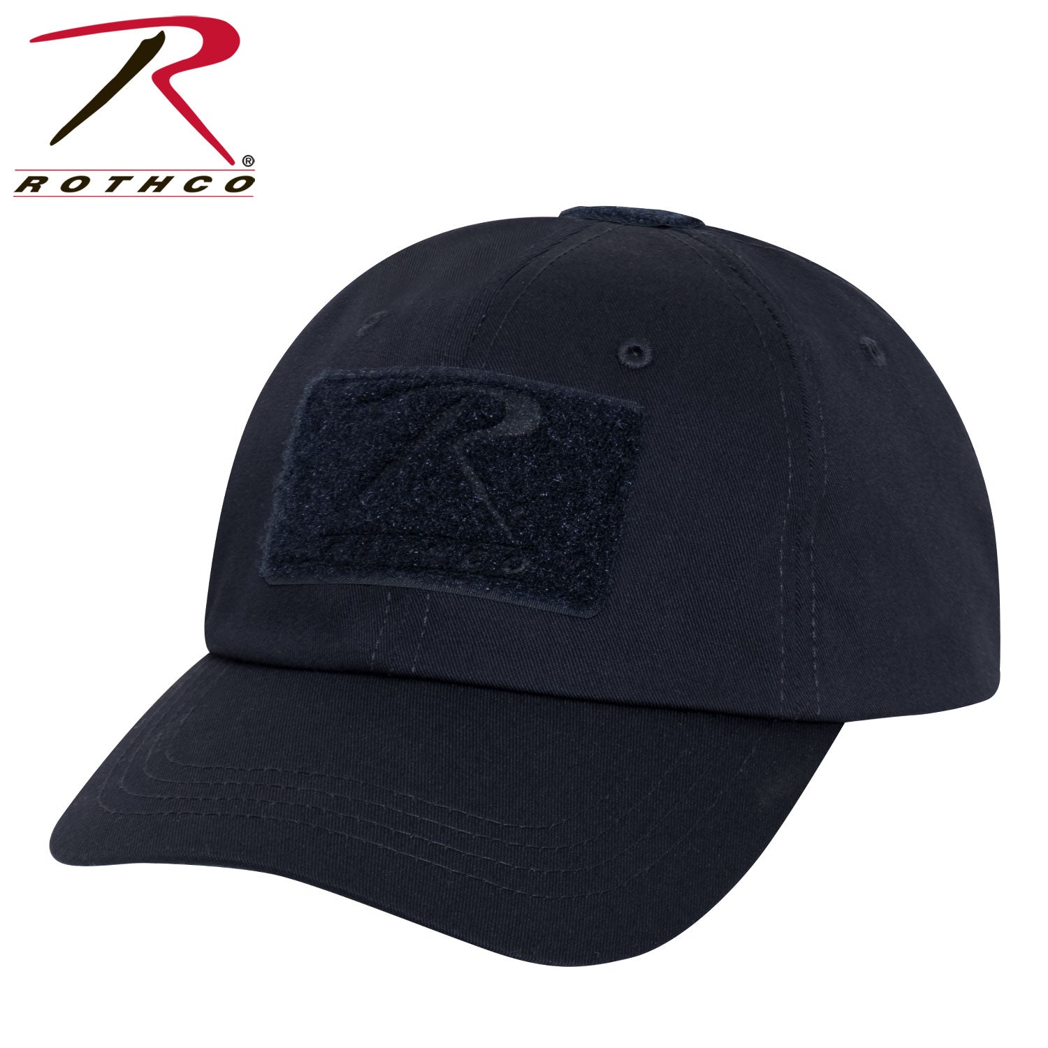 Rothco Tactical Operator Cap Navy Blue - Adjustable Military-Style Field Hat with Loop Fields and Breathable Design