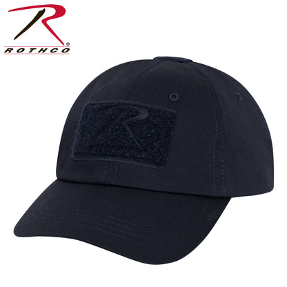 Rothco Tactical Operator Cap Navy Blue - Adjustable Military-Style Field Hat with Loop Fields and Breathable Design