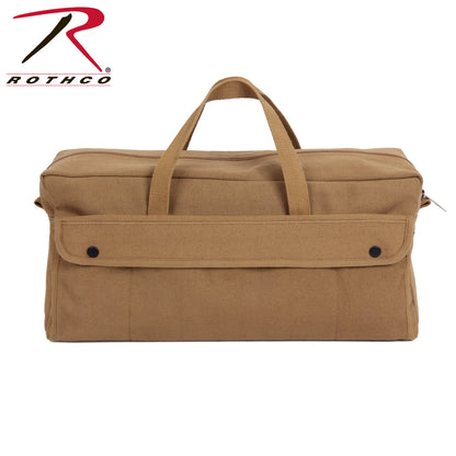 Rothco Canvas Jumbo Mechanic Tool Bag Coyote Brown - Heavyweight Water-Resistant Storage Solution