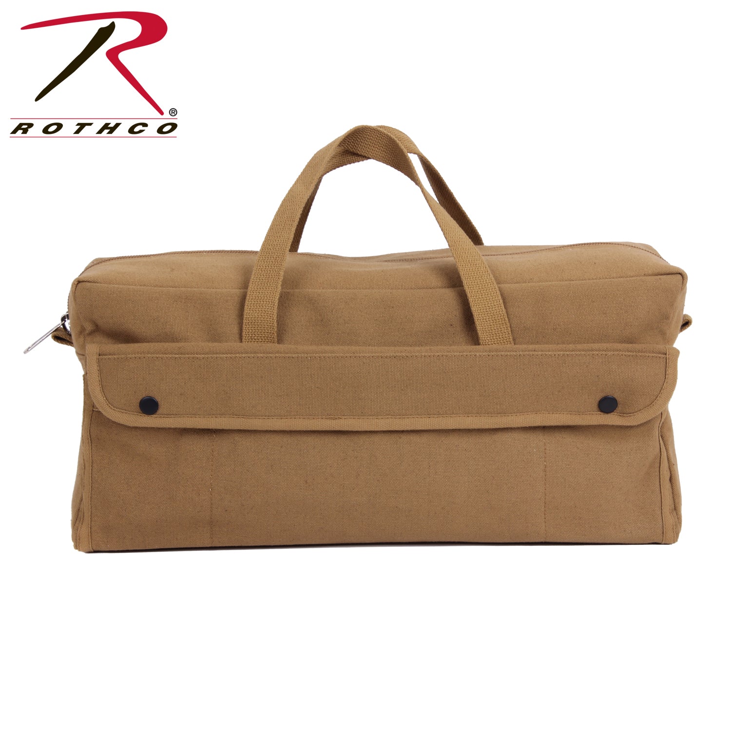 Rothco Canvas Jumbo Mechanic Tool Bag Coyote Brown - Heavyweight Water-Resistant Storage Solution