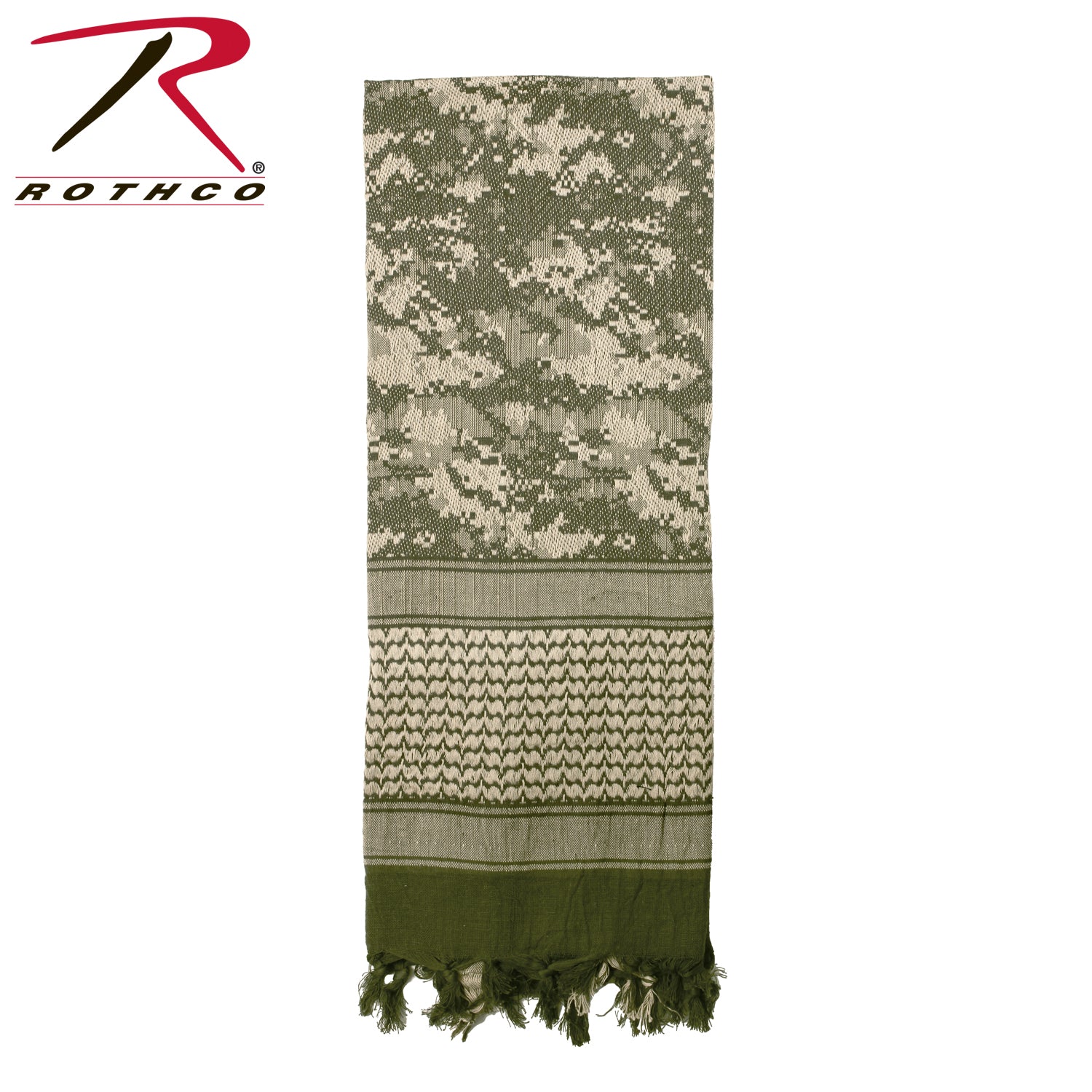 Rothco Digital Camo Shemagh Tactical Desert Keffiyeh Scarf ACU Digital Camo