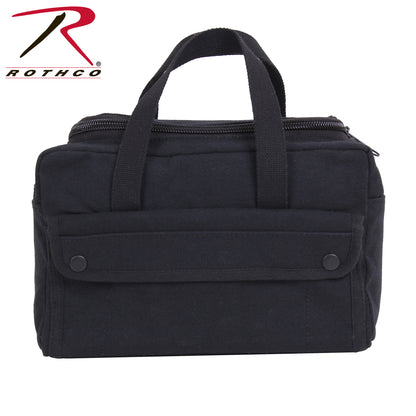 Rothco Wide Mouth Mechanics Tool Bag in Black – Heavyweight Canvas with Organizer Pockets