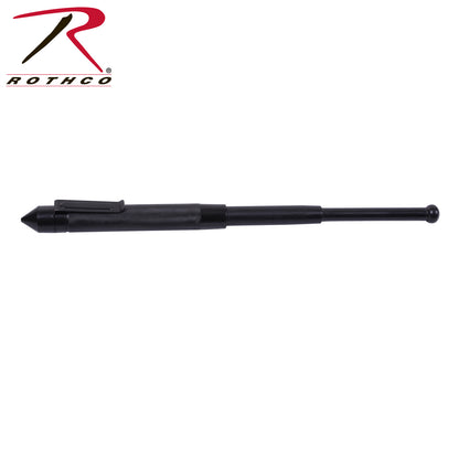 Rothco Expandable Baton with Pocket Clip - 13.5 Inches, Black Steel