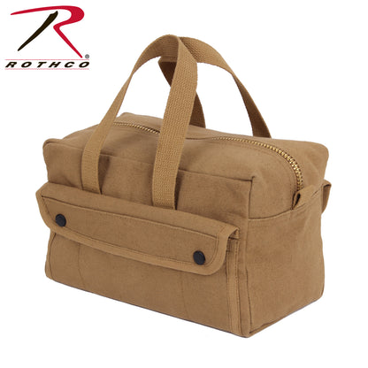 Rothco Mechanics Tool Bag with Brass Zipper - Coyote Brown, Part No. 91820
