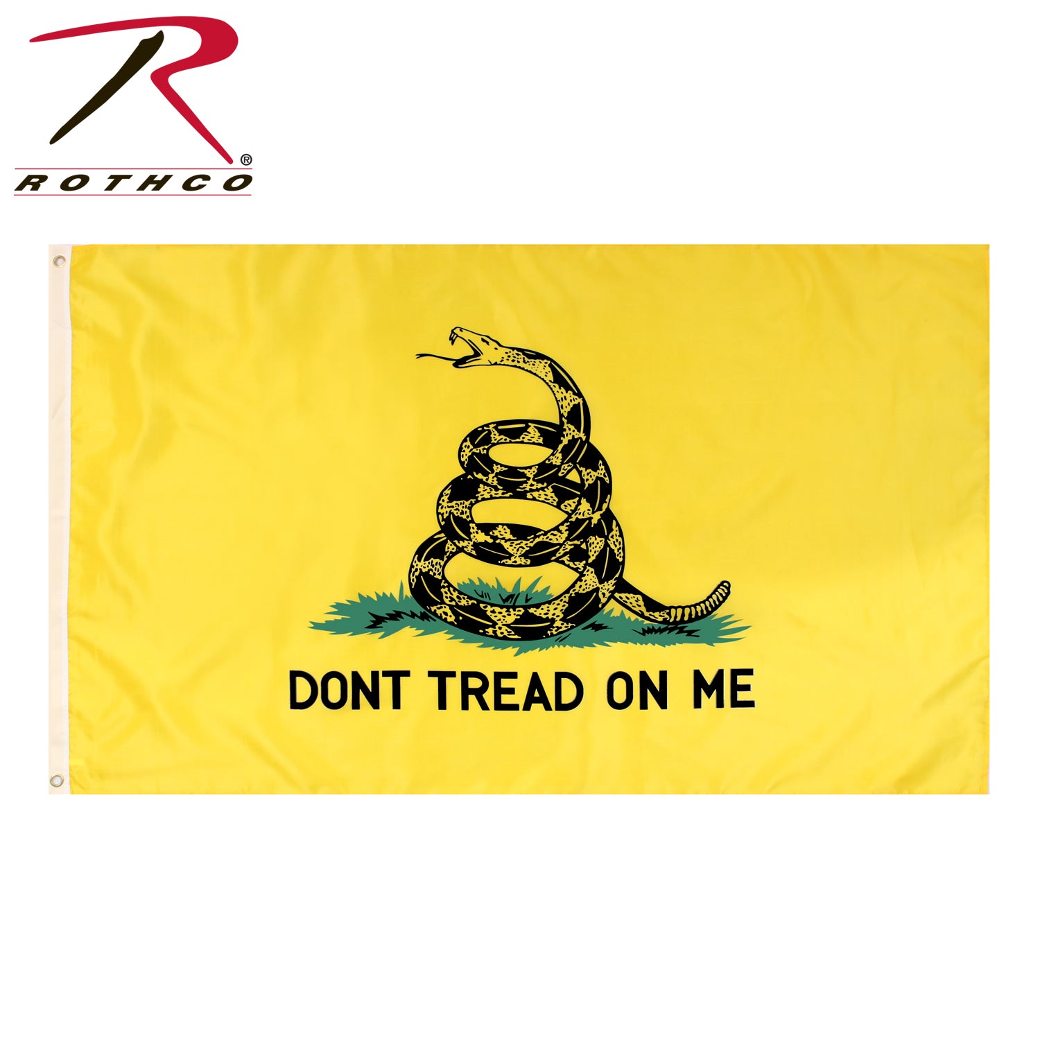Rothco Don't Tread On Me Flag 2' x 3' with Gadsden Snake Design
