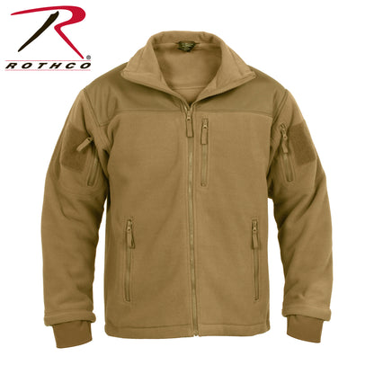 Rothco Spec Ops Tactical Fleece Jacket in Coyote Brown, Size 2XL