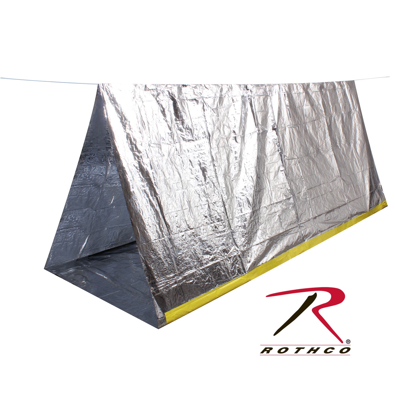 Rothco Reflective Survival Tent – Compact Emergency Shelter for Two