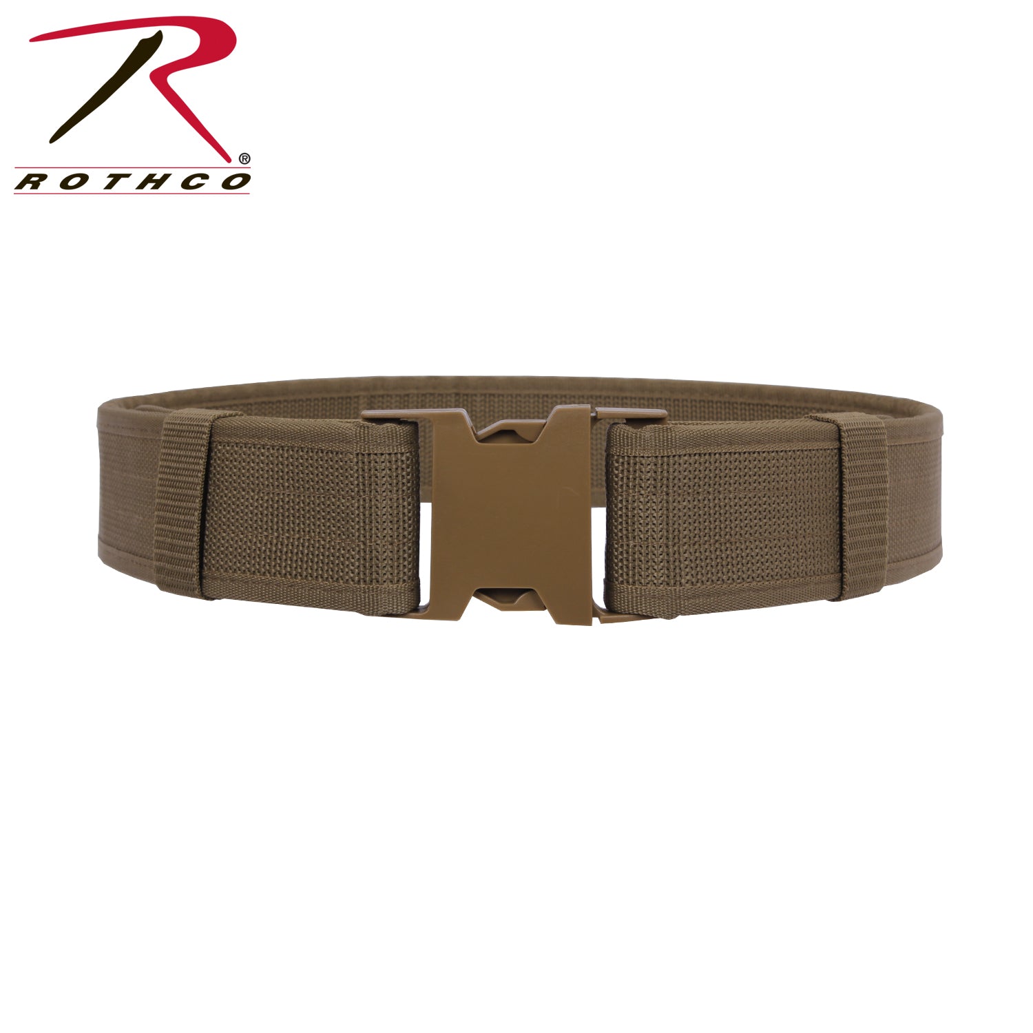 Rothco Duty Belt Coyote Brown – Heavy Duty Police and Tactical Belt with Quick-Release Buckle for Law Enforcement and Security Professionals
