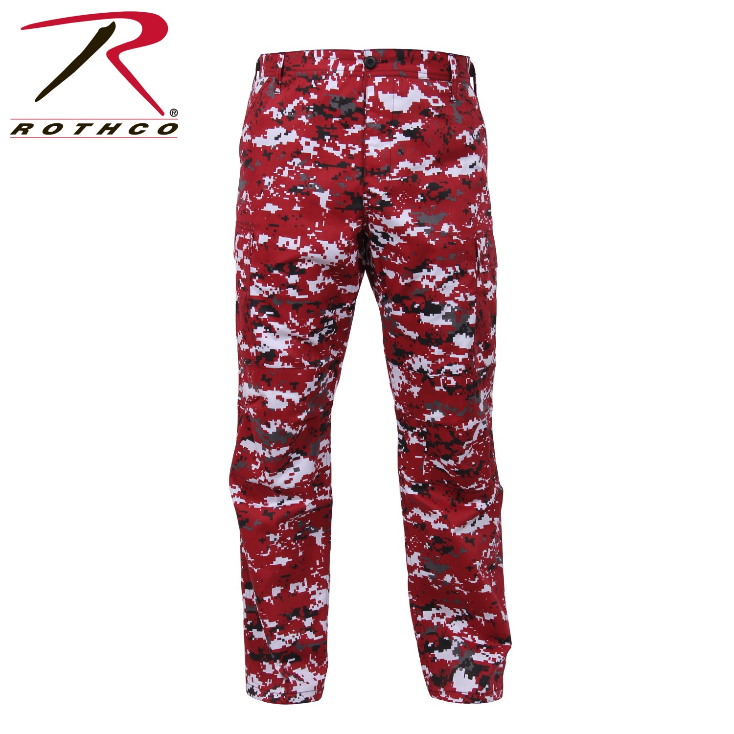Rothco Digital Camo Tactical BDU Pants in Red Digital Camo, Size Small