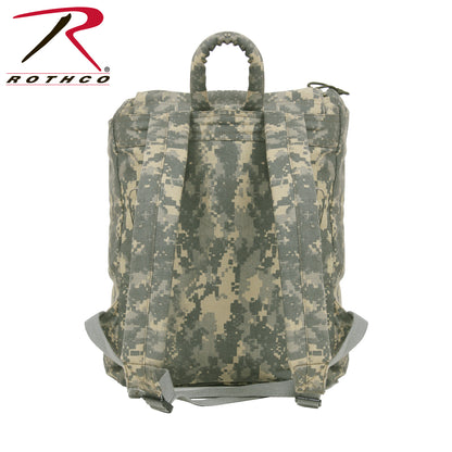 Rothco Canvas Daypack ACU Digital Camo - 34L Heavyweight Cotton Backpack for Outdoor Adventures