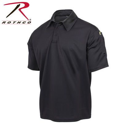 Rothco Tactical Performance Polo Shirt for Law Enforcement – Size Large, Black