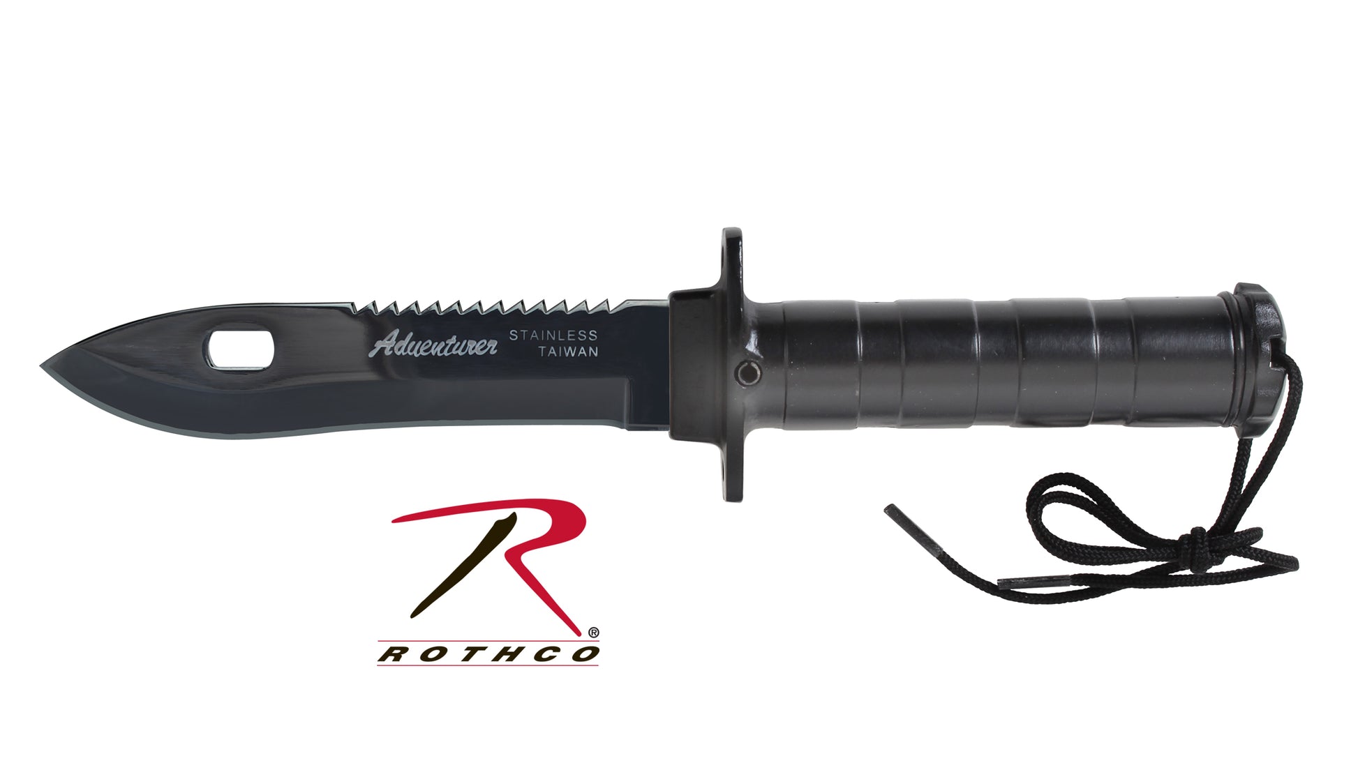 Rothco Deluxe Adventurer Survival Kit Knife Black Part #3335