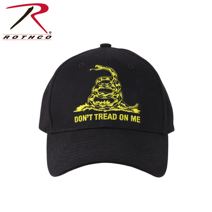 Rothco Don't Tread On Me Low Profile Cap – Patriotic Embroidered Baseball Hat with Adjustable Fit