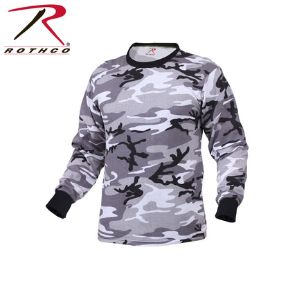 Rothco Long Sleeve Camo T-Shirt City Camo Size 3XL