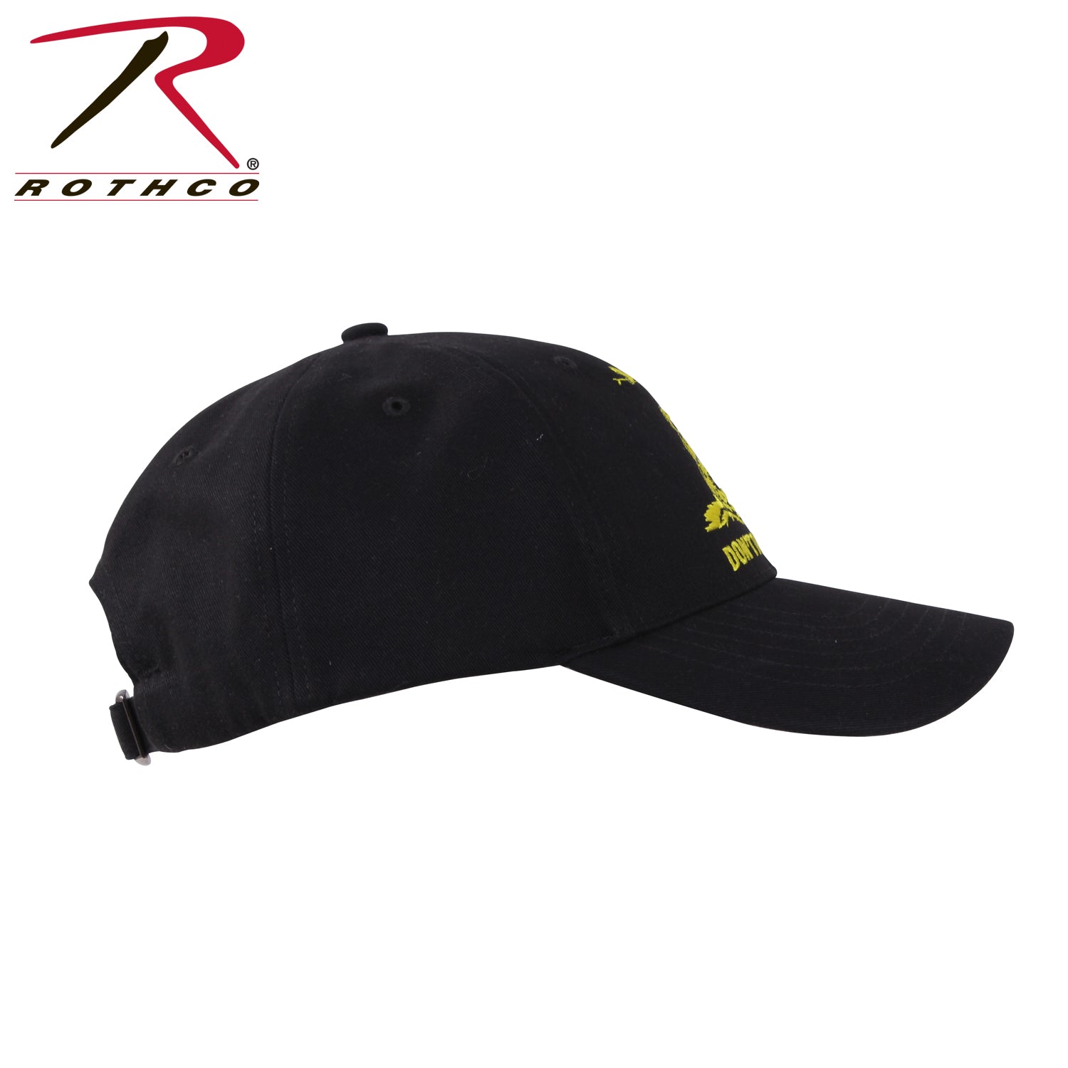 Rothco Don't Tread On Me Low Profile Cap – Patriotic Embroidered Baseball Hat with Adjustable Fit
