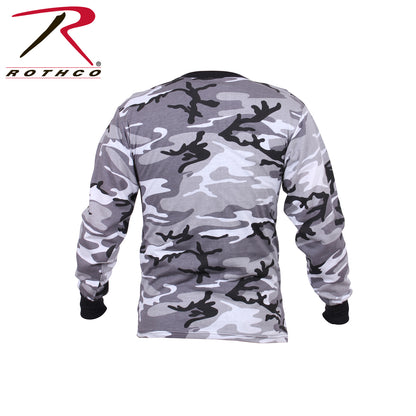 Rothco Long Sleeve Camo T-Shirt City Camo Size 3XL