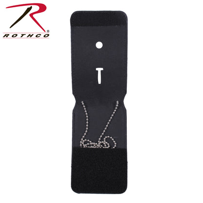 Rothco Universal Leather Badge & ID Holder - Durable PU Leather with 33-Inch Chain