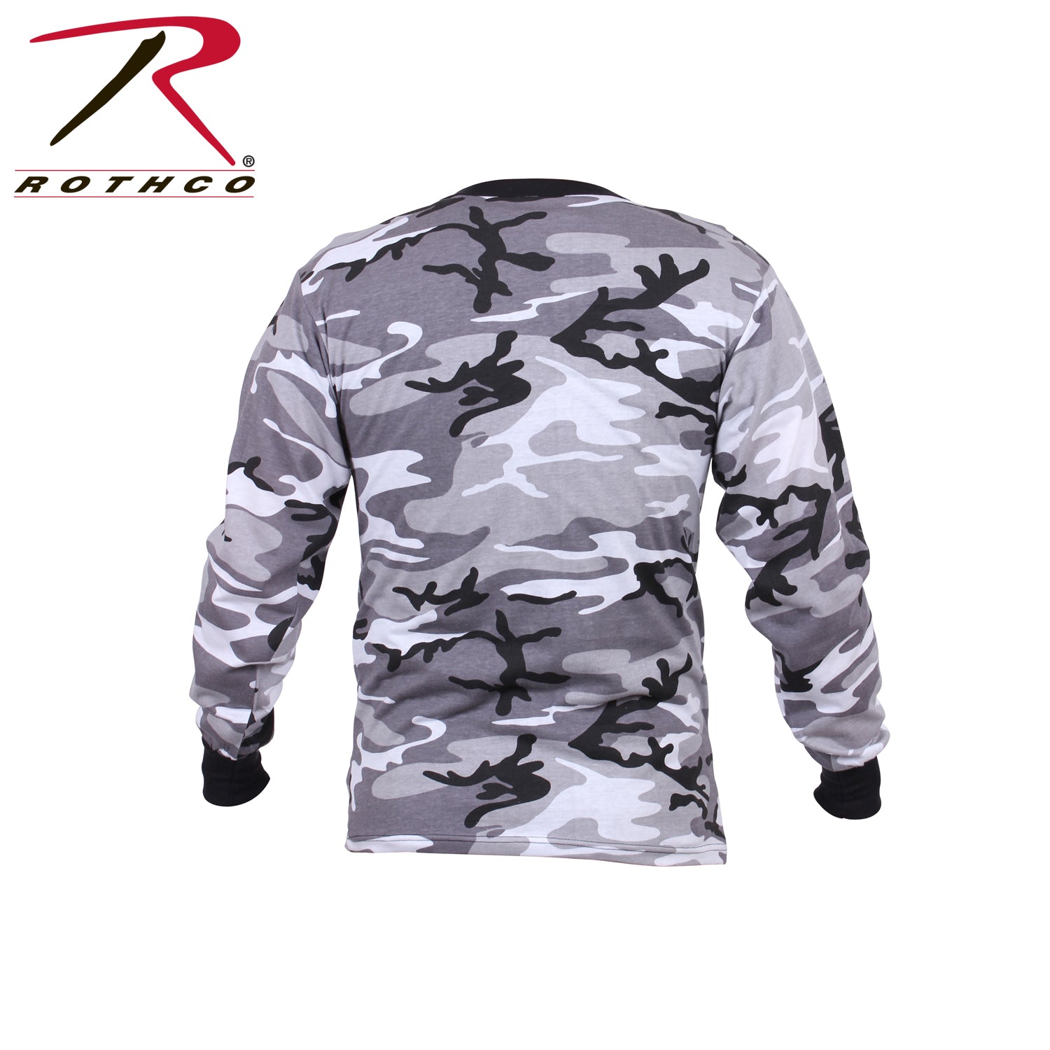 Rothco Long Sleeve Camo T-Shirt City Camo Size 2XL