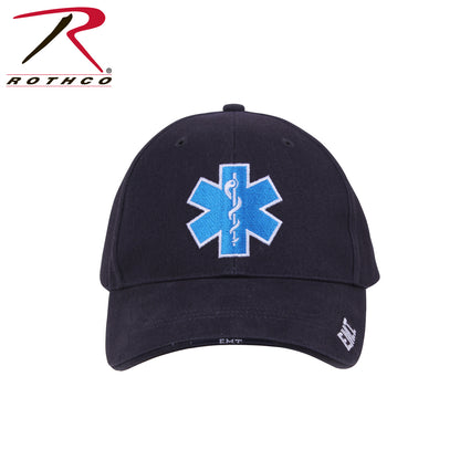 Rothco Deluxe Star of Life Low Profile EMT Cap - Lightweight Durable EMS Headwear